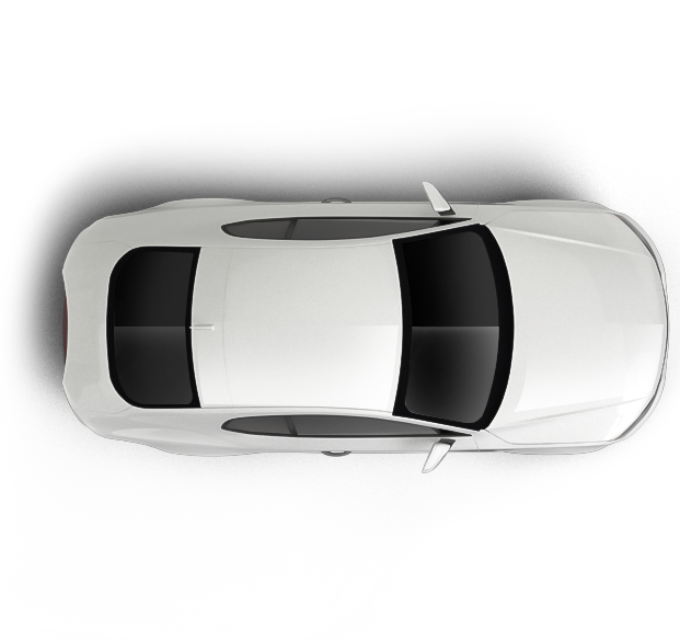 Vernetzte Fahrzeuge: weißes Auto Icon
